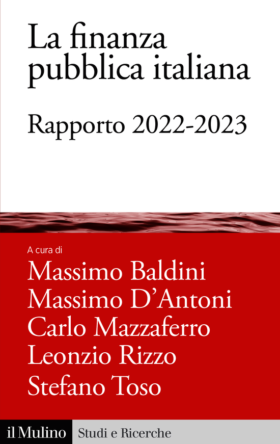 Copertina del libro La finanza pubblica italiana (Rapporto 2022-2023)