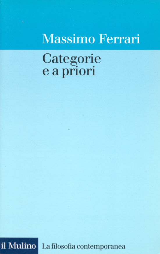 Copertina del libro Categorie e a priori